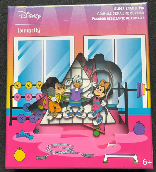 Mousercise Limited Edition Loungefly Disney Pin