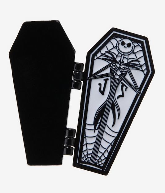 Nightmare Before Christmas Halloween Jack Skellington Coffin Pin at Hot Topic