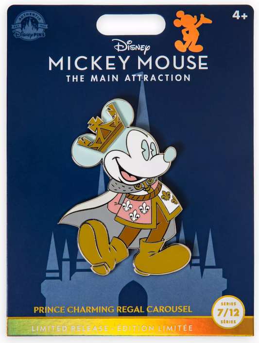 Prince Charming Regal Carrousel Mickey Mouse The Main Attraction Disney Pin