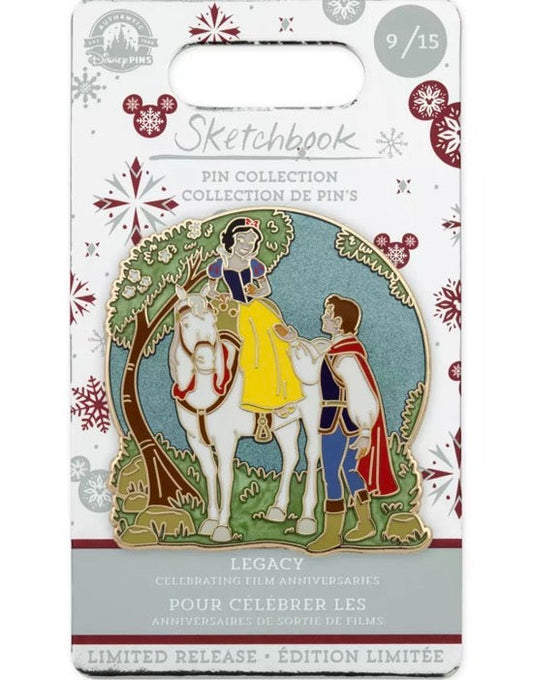 Snow White and the Seven Dwarfs 85th Anniversary Sketchbook Legacy Disney Pin