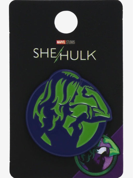 Vector Silhouette She-Hulk Marvel Pin - BoxLunch
