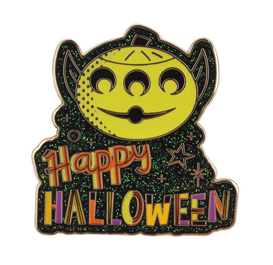 Alien Happy Halloween DPB Pin