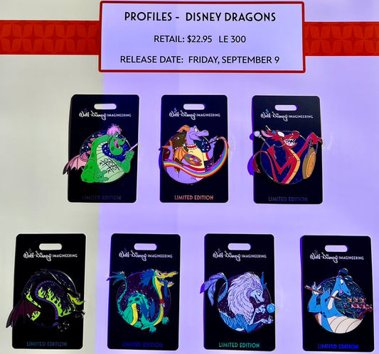 Disney Dragons WDI Pin Series - D23 Expo 2022