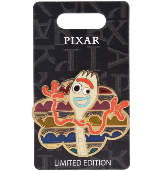 Forky Pixar Stained Glass Disney Pin