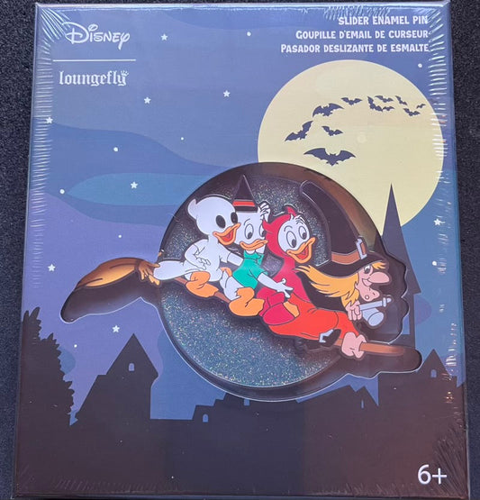 Huey Dewey and Louie Halloween Limited Edition Loungefly Disney Pin
