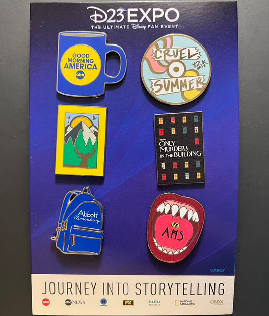 Journey into Storytelling Disney Pin Set - D23 Expo 2022