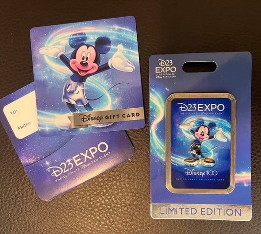 Mickey Mouse Pin with Gift Card Purchase at D23 Expo 2022