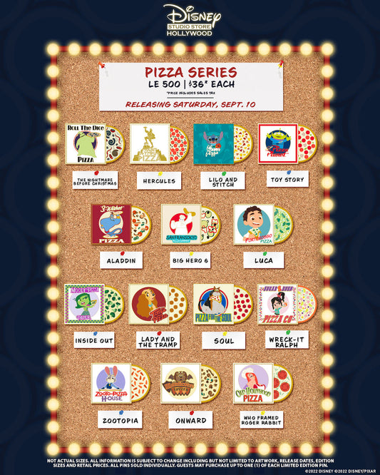 Pizza Series DSSH Pins – D23 Expo 2022