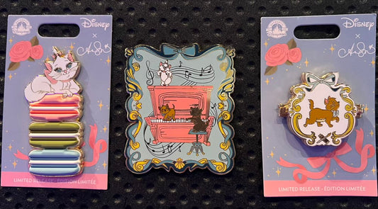 The Aristocats Pins at D23 Expo 2022 and shopDisney
