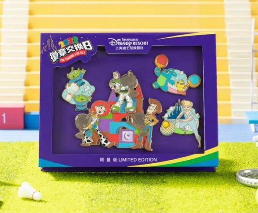 Toy Story Sports Pin Set– Pin Trading Fun Day 2022 Shanghai Disney