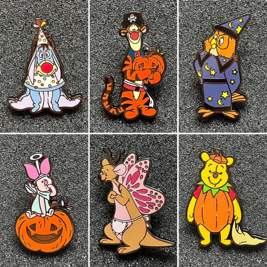 Winnie the Pooh Halloween Loungefly Blind Box Pins