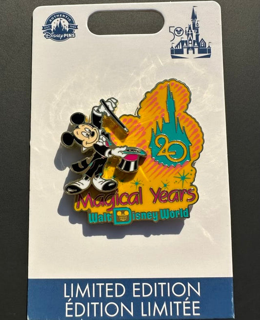 20th Anniversary Walt Disney World Vault Collection Pin