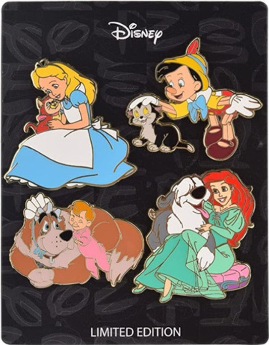 Disney Pets Limited Edition Pin Set at Amazon