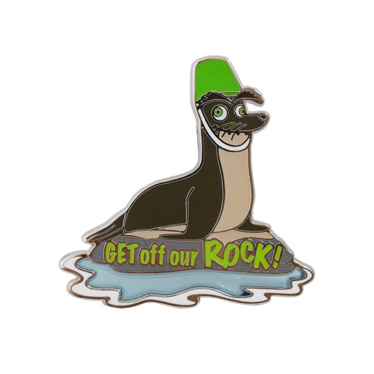 Gerald “Get Off Our Rock!” DPB Pin