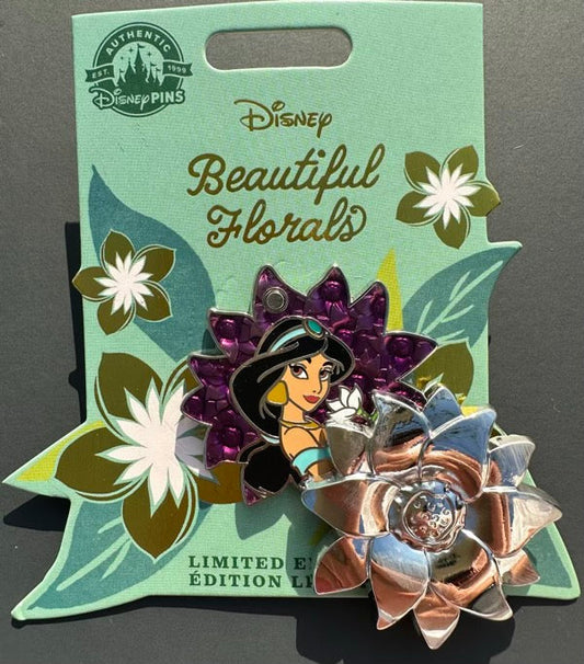 Jasmine Beautiful Florals Disney Pin