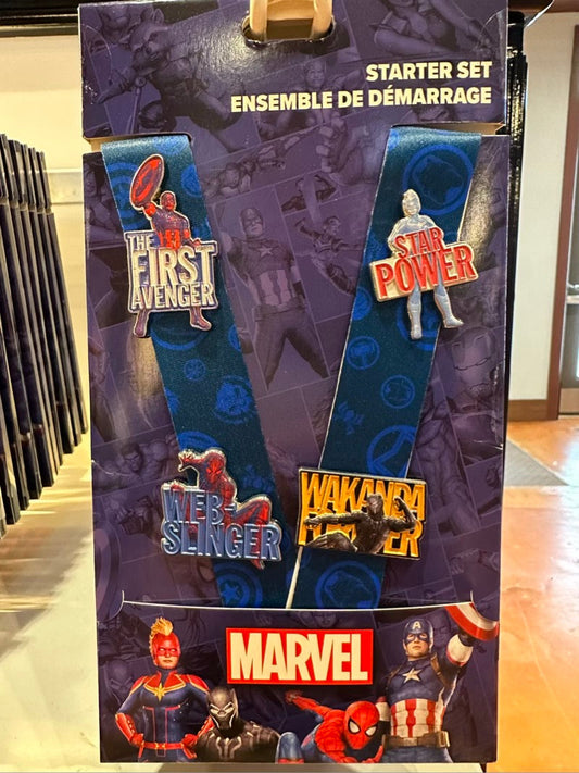 Marvel Pin Trading Starter Set at Disney Parks