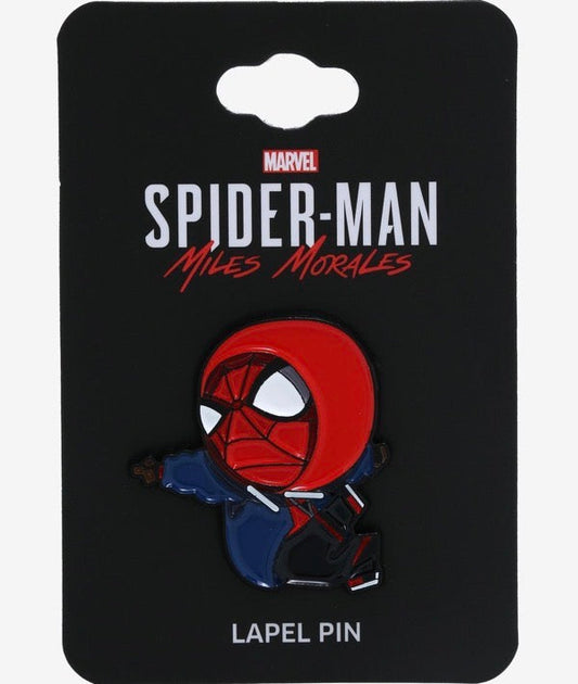 Marvel Spider-Man Into the Spiderverse Chibi Miles Morales in Hoodie Pin at BoxLunch