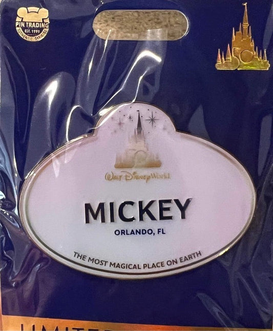 Mickey Walt Disney World 50th Anniversary Cast Member Pin