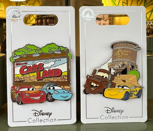 New Cars Land Open Edition Pins at Disney California Adventure