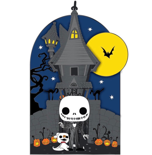Nightmare Before Christmas Jack Skellington House LE 1700 Loungefly Disney Pin
