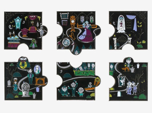 The Haunted Mansion Puzzle Blind Box Pin Set at Hot Topic