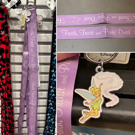 Tinker Bell Faith, Trust & Pixie Dust Lanyard at Disney Parks
