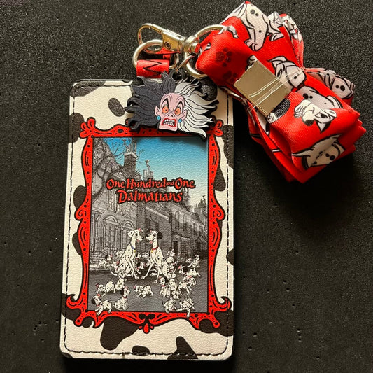 Disney 101 Dalmatians Loungefly Cardholder Lanyard - Front