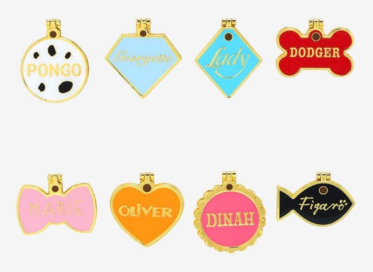 Disney Pets Name Tag Hinged Blind Box Pin Set at BoxLunch