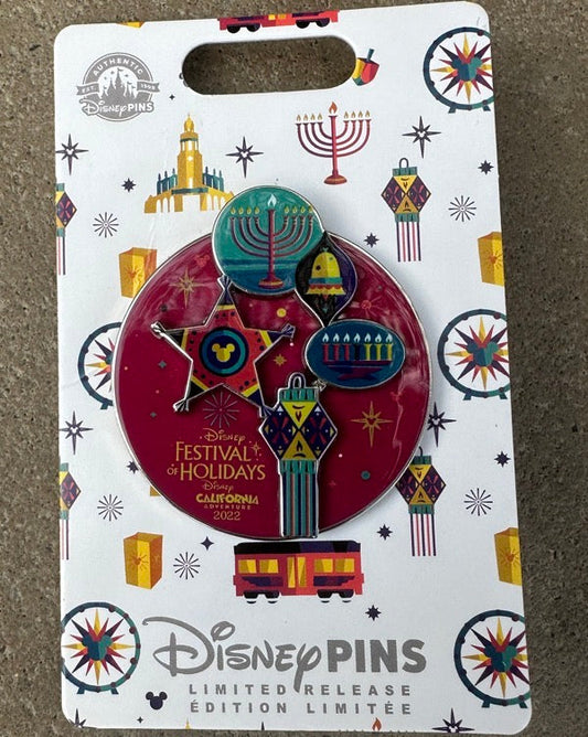 Festival of the Holidays 2022 DCA Logo Pin