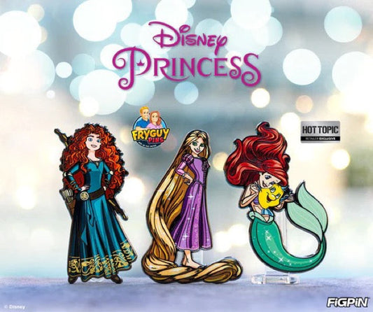 Merida, Rapunzel, and Ariel FiGPiN Releases