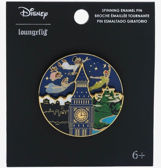 Peter Pan London and Neverland Spinner Pin at BoxLunch