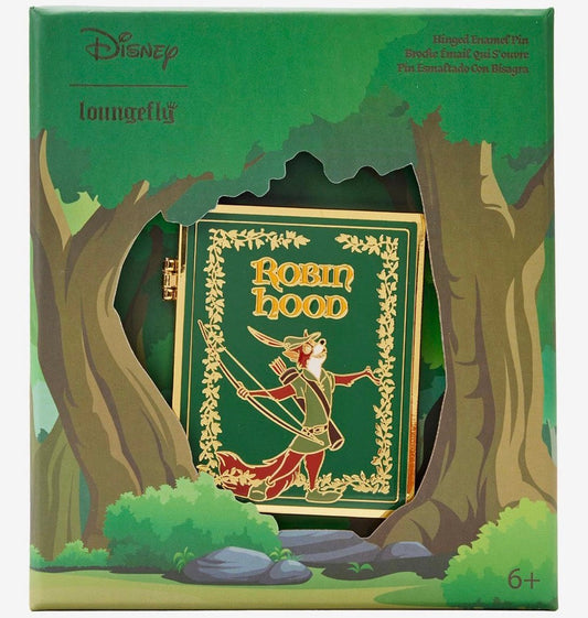 Robin Hood Classic Book Limited Edition Loungefly Disney Pin