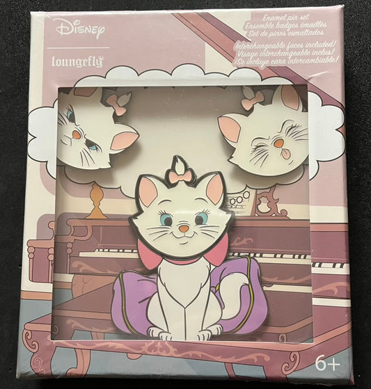 The Aristocats Marie Mixed Emotions Loungefly Disney Pin Set