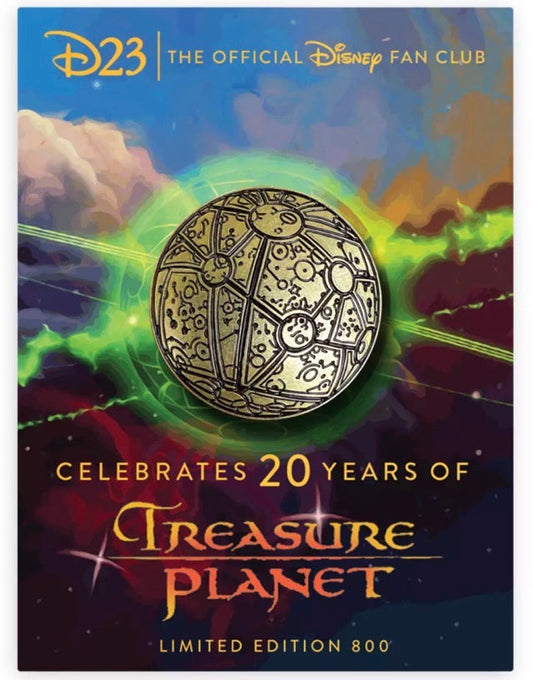 Treasure Planet 20th Anniversary D23 Gold Member Exclusive Disney Pin
