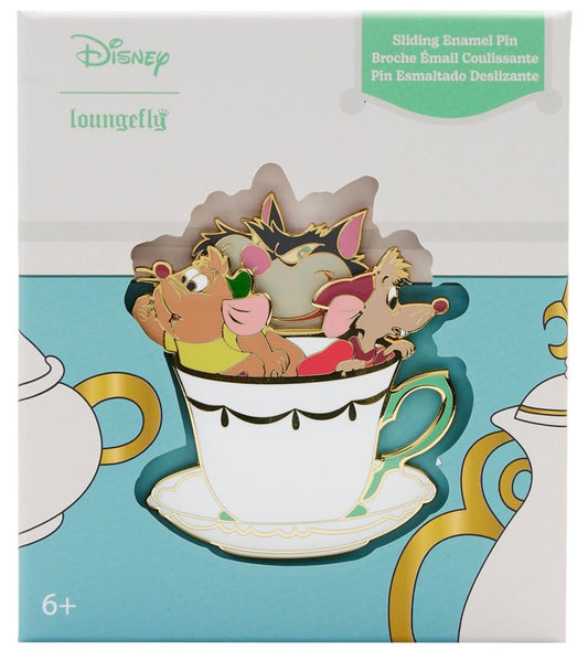 Cinderella Peeking Lucifer Limited Edition Loungefly Disney Pin