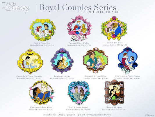 Royal Couples Pin Series at Pink a la Mode