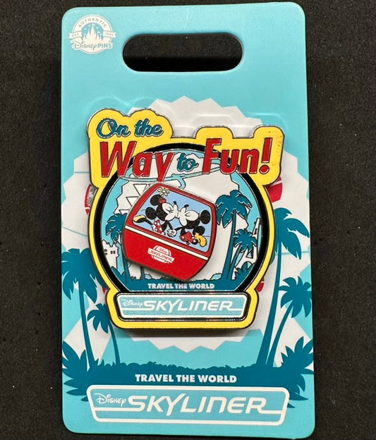 On the Way to Fun Disney Skyliner Pin