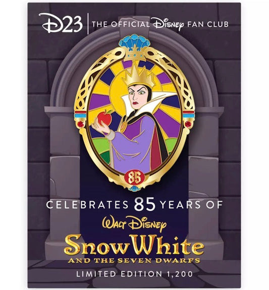 Snow White and the Seven Dwarfs 85th Anniversary D23 Gold Member Exclusive Disney Pin