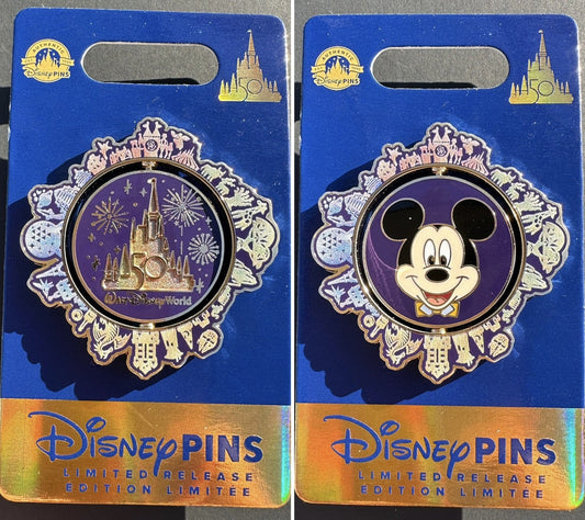 Walt Disney World 50th Anniversary Farewell Spinner Pin
