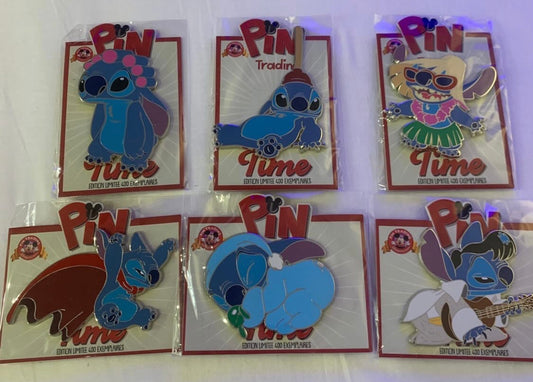 Stitch Pin Releases at Disneyland Paris January 2023 Pin Trading Time Event