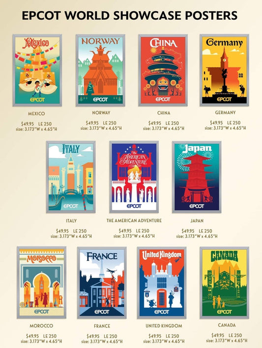 EPCOT World Showcase WDI Pin Releases at Mickey’s of Glendale