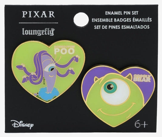 Monsters, Inc. Mike & Celia Pet Names Pin Set at BoxLunch