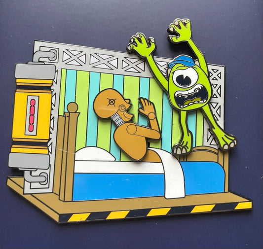 Monsters University Scare Games LE 1000 Loungefly Disney Pin