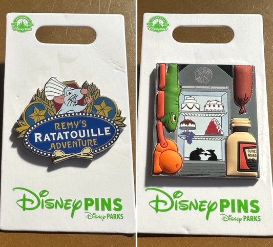 Remy’s Ratatouille Adventure Disney Pins