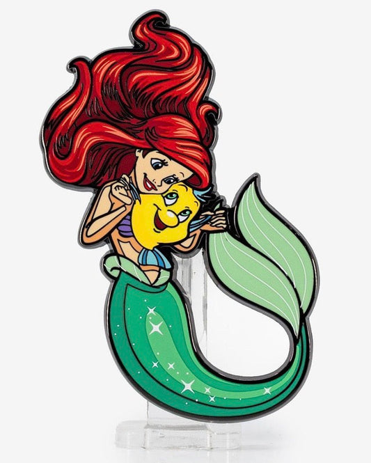 The Little Mermaid Ariel & Flounder FiGPiN at Hot Topic