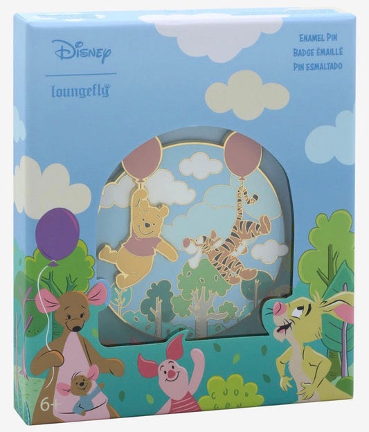 Tigger & Pooh Bear Balloon Loungefly Limited Edition Pin at BoxLunch