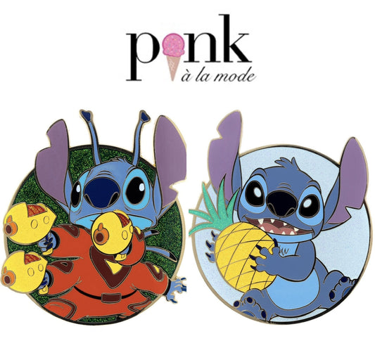 Two New Stitch Disney Pins at Pink a la Mode