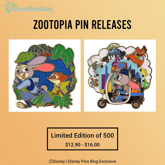 Zootopia Disney Pin Releases at DPB Store