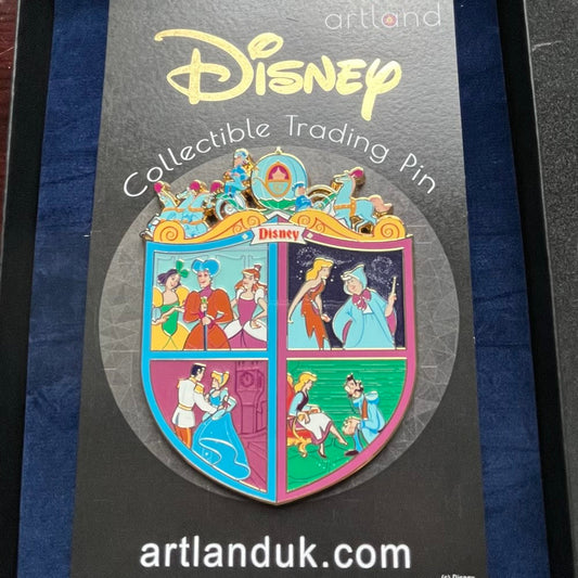 Cinderella Crest ArtLand Disney Pin