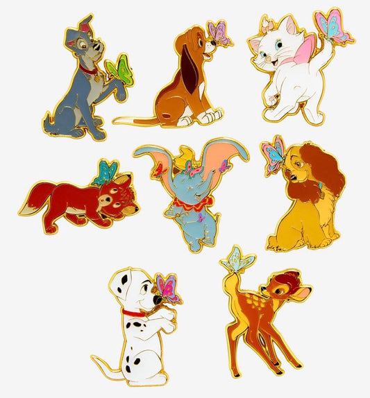 Disney Animals & Butterflies Blind Box Pin Set at BoxLunch